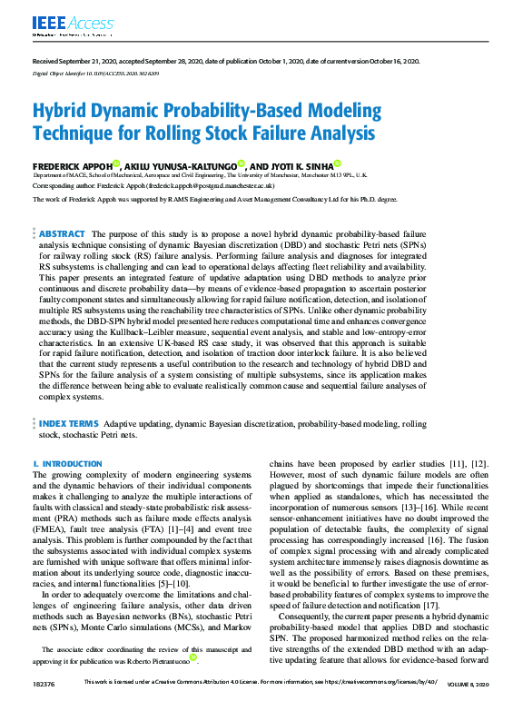 (PDF) Hybrid Dynamic Probability-Based Modeling Technique for Rolling ...