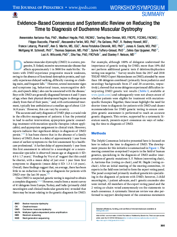 (PDF) Evidence-Based Consensus and Systematic Review on Reducing the ...