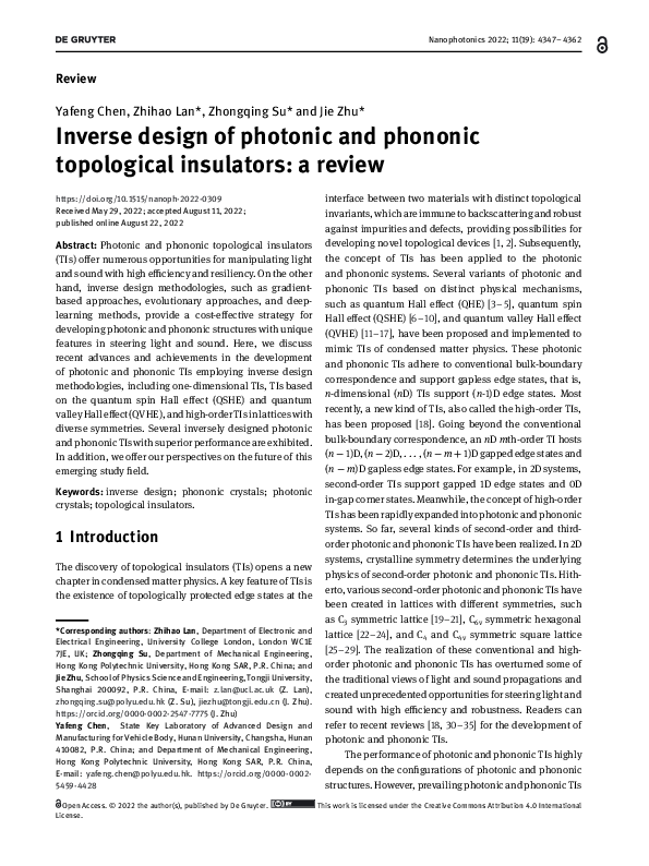 (PDF) Inverse design of photonic and phononic topological insulators: a ...
