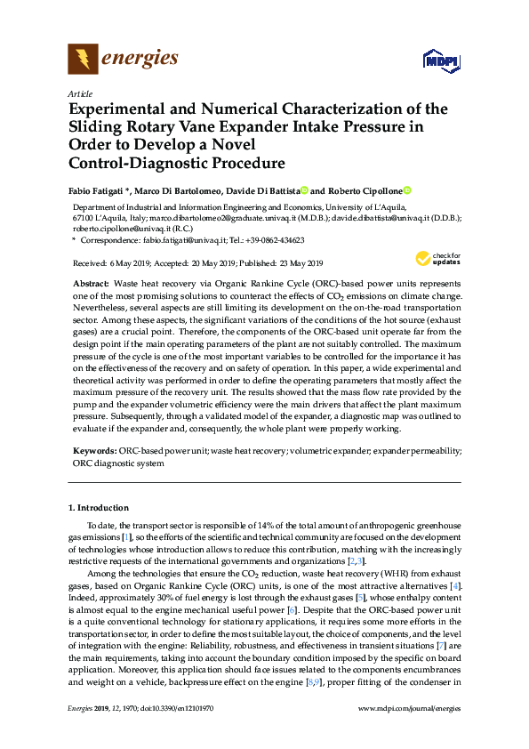 (PDF) Experimental and Numerical Characterization of the Sliding Rotary ...