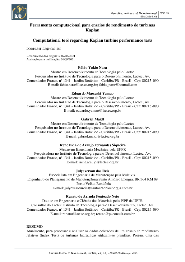 (PDF) Ferramenta computacional para ensaios de rendimento de turbinas ...