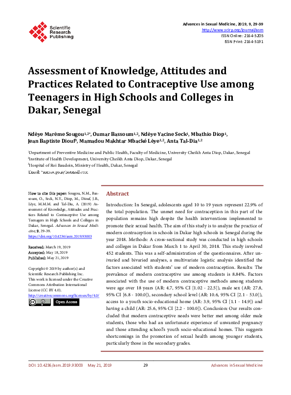 (PDF) Assessment of Knowledge, Attitudes and Practices of Biomedical ...