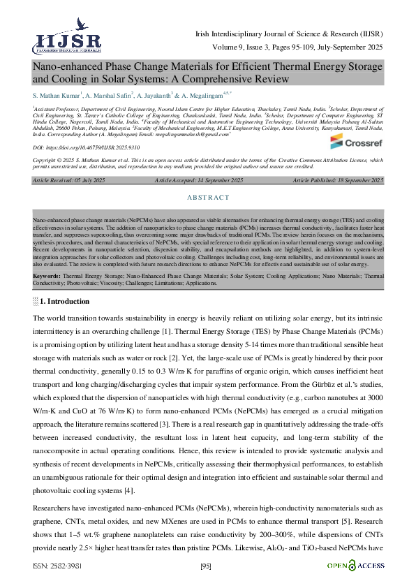 (PDF) Nano-enhanced Phase Change Materials for Efficient Thermal Energy ...