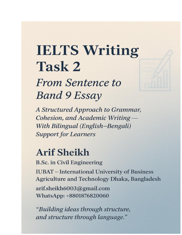 (PDF) IELTS writing Task 2 by Arif Sheikh