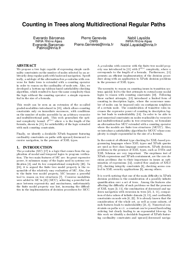 (PDF) Counting in Trees along Multidirectional Regular Paths