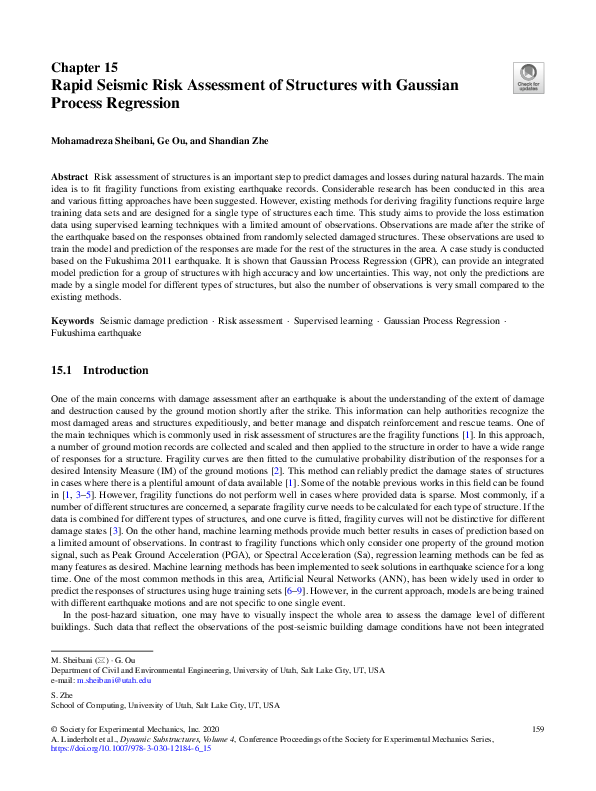 (PDF) Rapid Seismic Risk Assessment of Structures with Gaussian Process ...