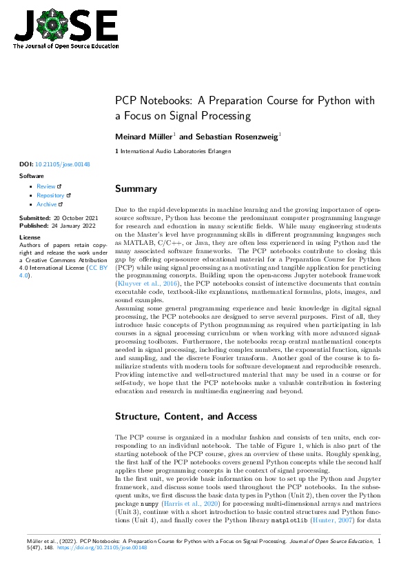 (PDF) PCP Notebooks: A Preparation Course for Python with a Focus on ...