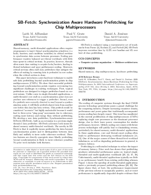 (PDF) SB-Fetch