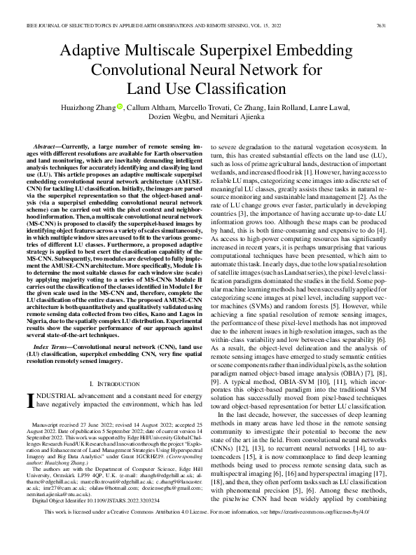 (PDF) Adaptive Multiscale Superpixel Embedding Convolutional Neural ...