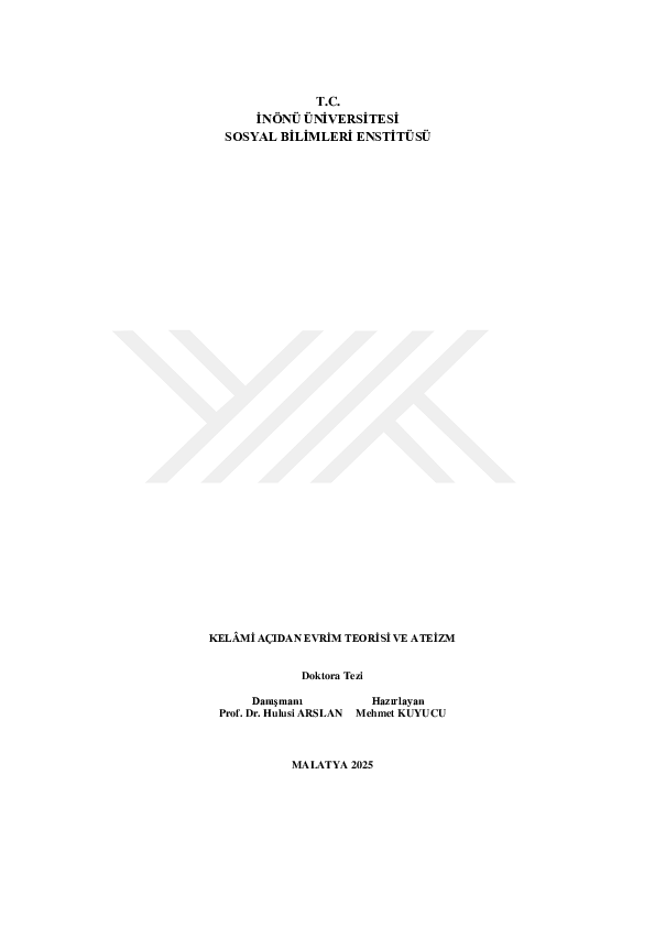 (PDF) The theory of evolution and atheism from the perspective of ...