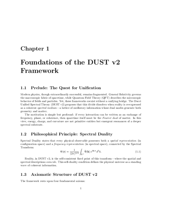 (PDF) Foundations of the DUST v2 Framework