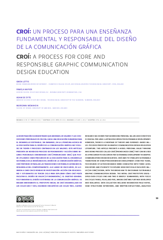 (PDF) Croí: A Process for Core and Responsible Graphic Communication ...