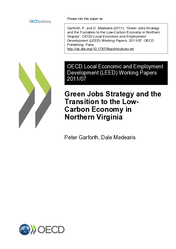 (PDF) Green Jobs Strategy and the Transition to the Low-Carbon Economy ...