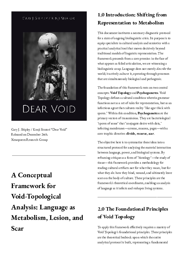 (PDF) A Conceptual Framework for Void-Topological Analysis: Language as ...