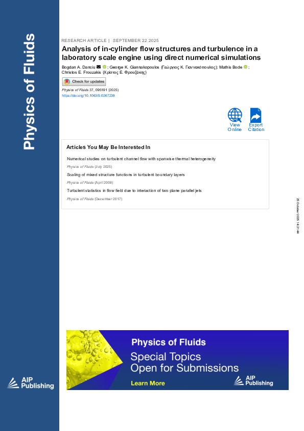 (PDF) Analysis of in-cylinder flow structures and turbulence in a ...
