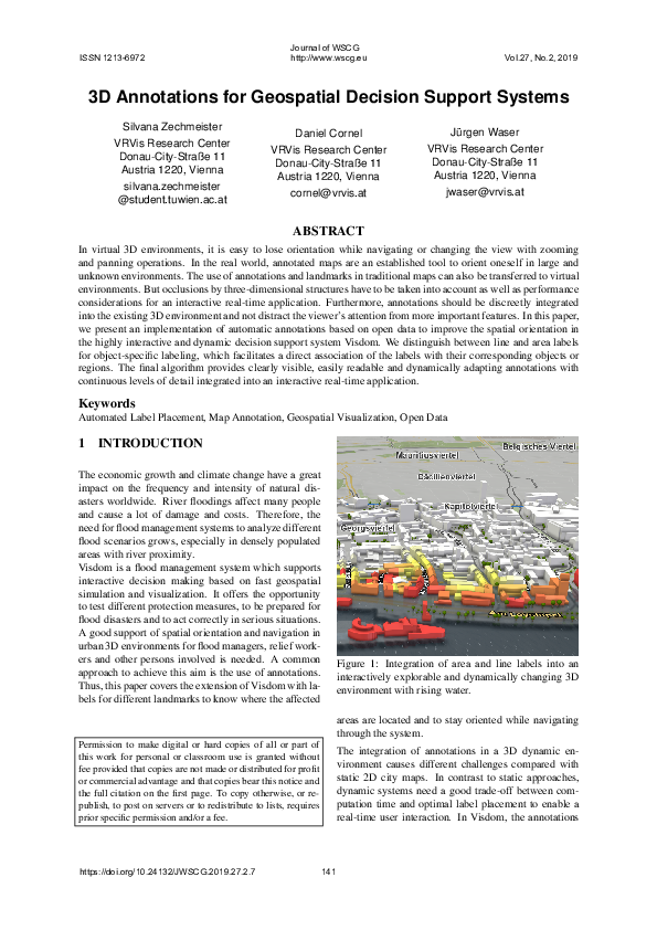 (PDF) 3D Annotations for Geospatial Decision Support Systems