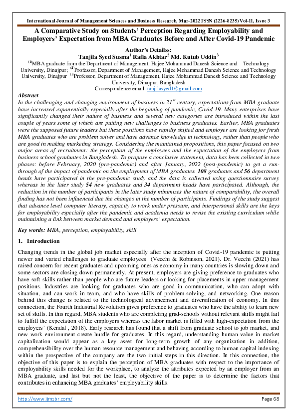 (PDF) A Comparative Study on Students Perception Regarding ...