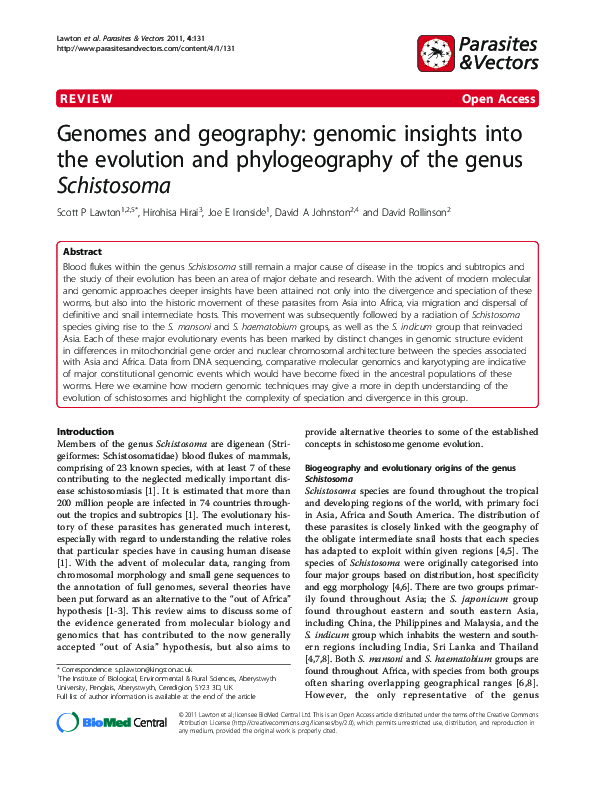 (PDF) Genomes and geography: genomic insights into the evolution and ...