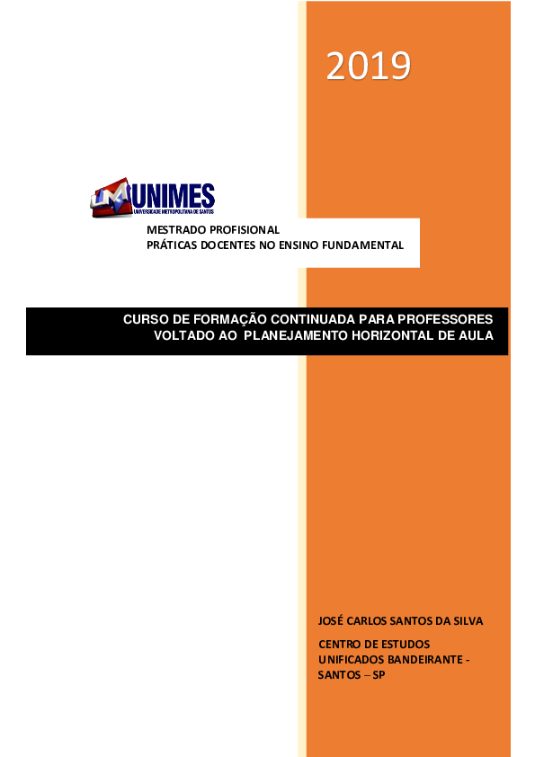 (PDF) Curso De Formação Continuada Para Professores Voltado Ao ...