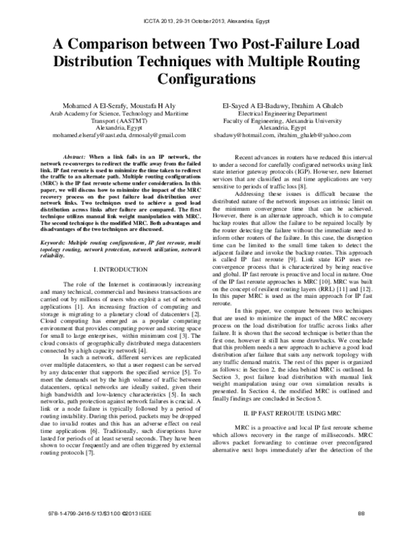 (PDF) A Comparison between Two Post-Failure Load Distribution ...