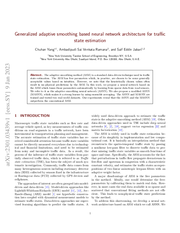 (PDF) Generalized adaptive smoothing based neural network architecture ...