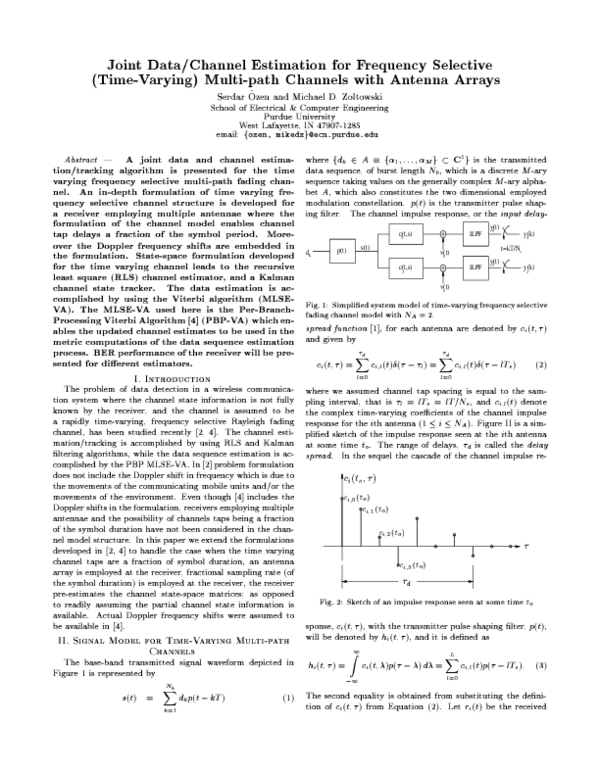 (PDF) Joint Data Channel Estimation for Frequency Selective Time ...
