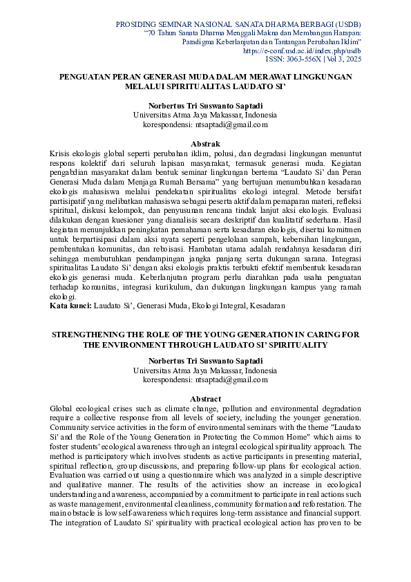 (PDF) Strengthening The Role of The Young Generation in Caring for The ...