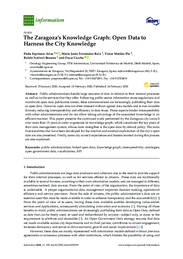 (PDF) Towards Building a Knowledge Graph with Open Data - A Roadmap