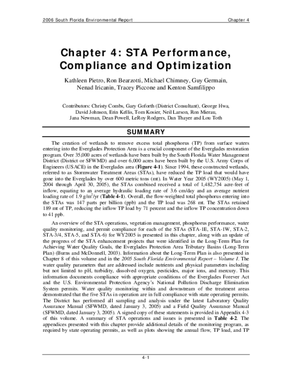 (PDF) Chapter 4: STA Performance, Compliance and Optimization