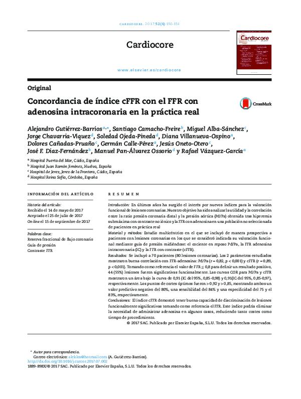 (PDF) Concordancia de índice cFFR con el FFR con adenosina ...