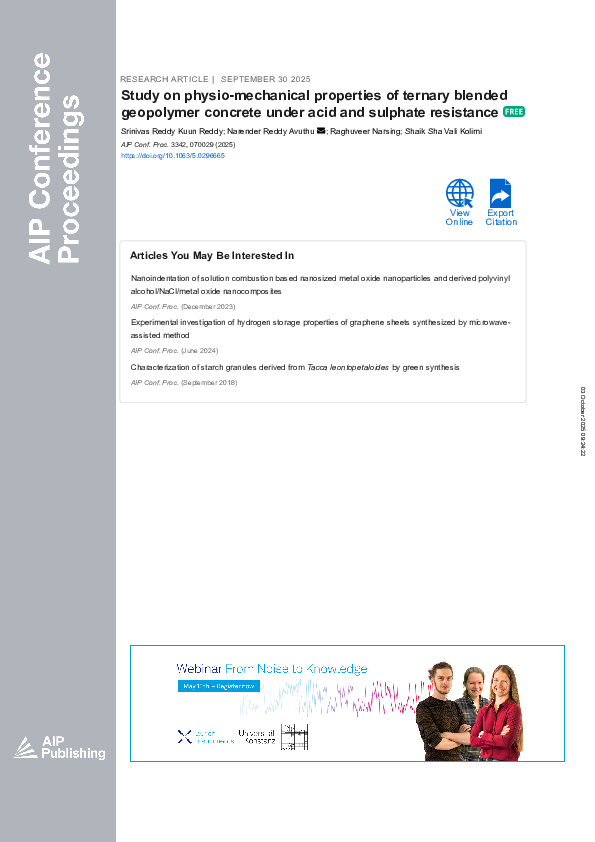 (PDF) Study on physio-mechanical properties of ternary blended ...