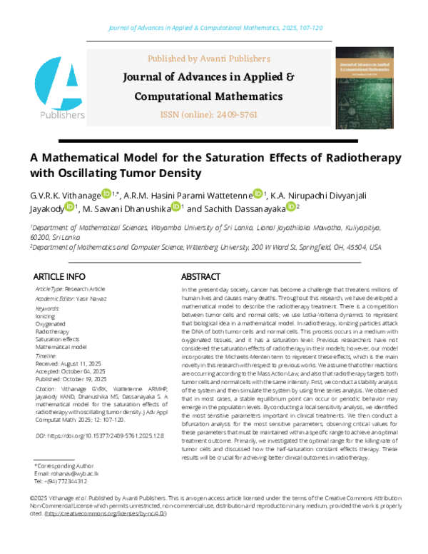 (PDF) Journal of Advances in Applied & Computational Mathematics
