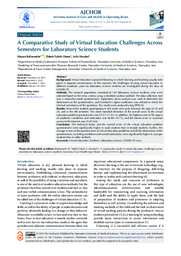 (PDF) A Comparative Study of Virtual Education Challenges Across ...