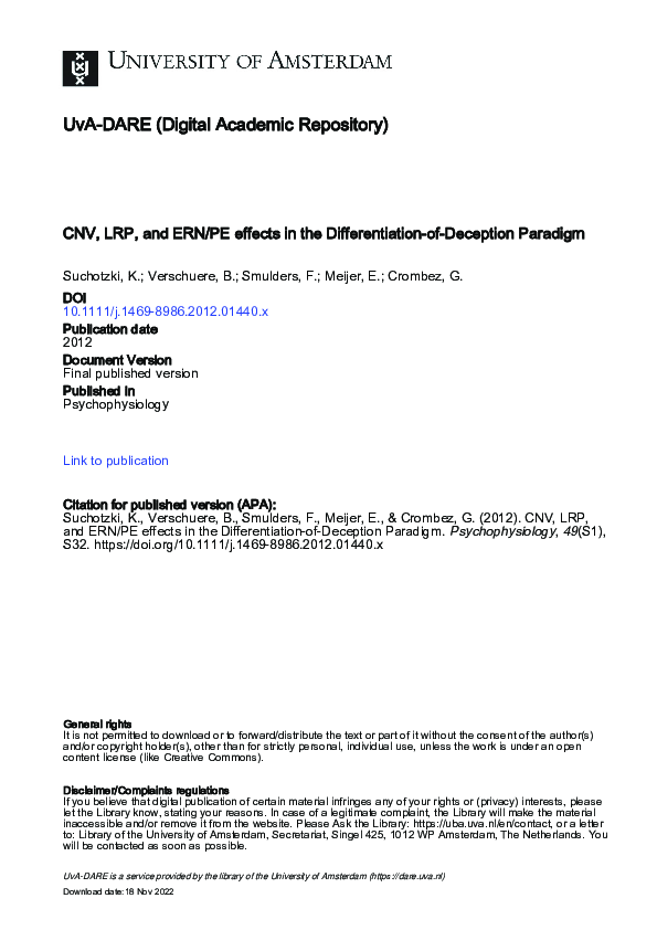 (PDF) Poster Session Abstracts