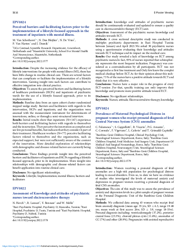 (PDF) Prevalence of Maternal Psychological Distress in pregnant women ...