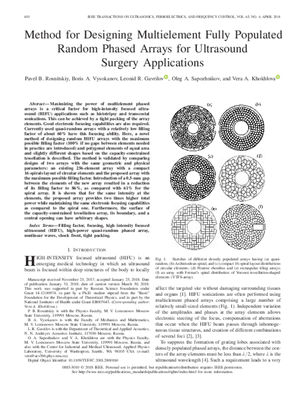 (PDF) Method for Designing Multielement Fully Populated Random Phased ...