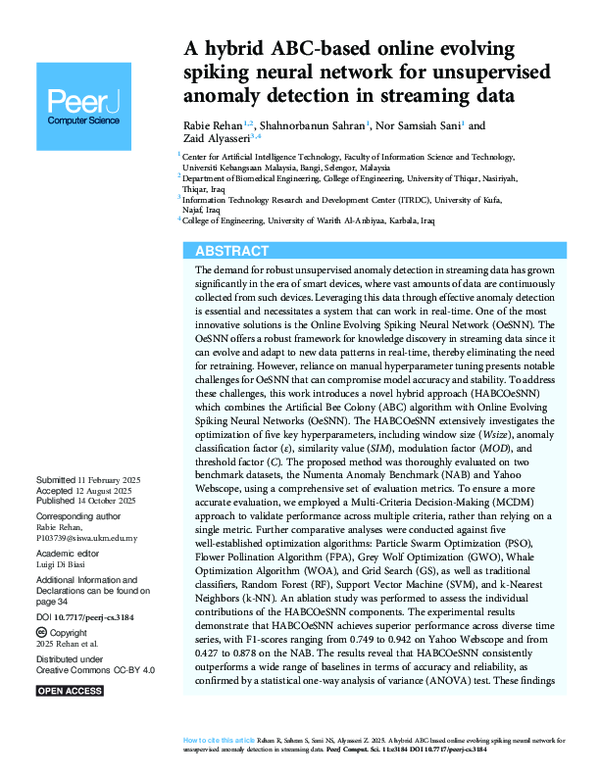 (PDF) A hybrid ABC-based online evolving spiking neural network for ...