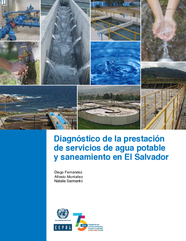 (PDF) Diagnóstico de la prestación de los servicios de agua potable y ...