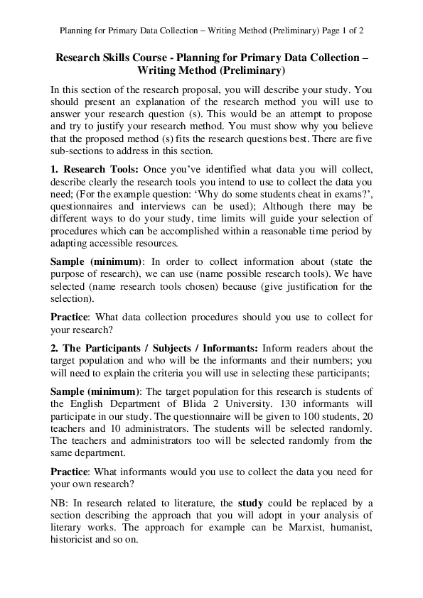 (PDF) Research Skills Course -Justifying Research -Writing the Research ...