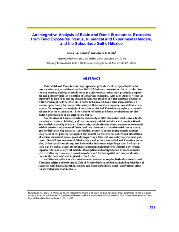 (PDF) Abstract: An Integrative Analysis of Basin and Dome Structures ...