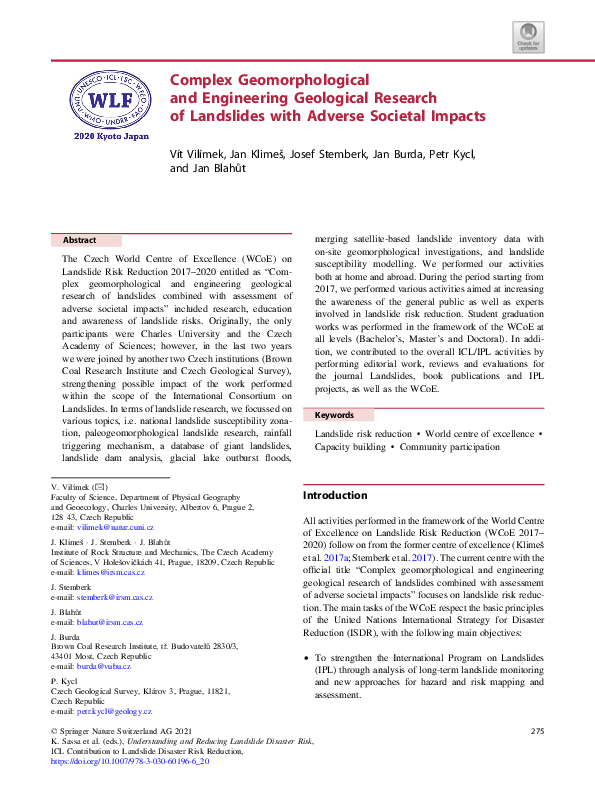 (PDF) Complex Geomorphological and Engineering Geological Research of ...