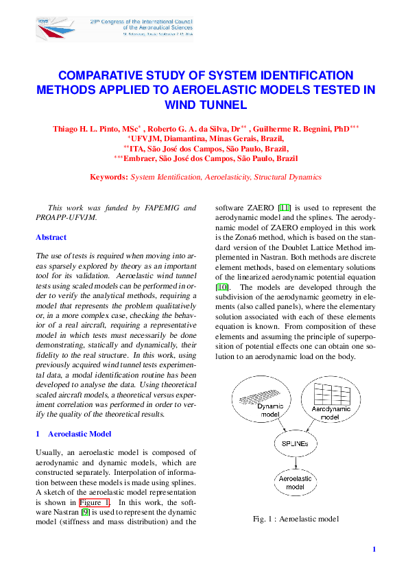 (PDF) Comparative Study of System Identification Methods Applied to ...