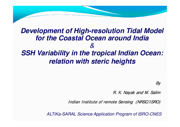 (PDF) Development of High-resolution Tidal Model for the Coastal Ocean ...