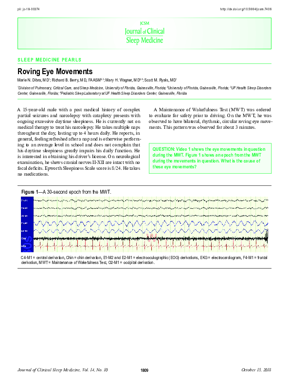 (PDF) Roving Eye Movements