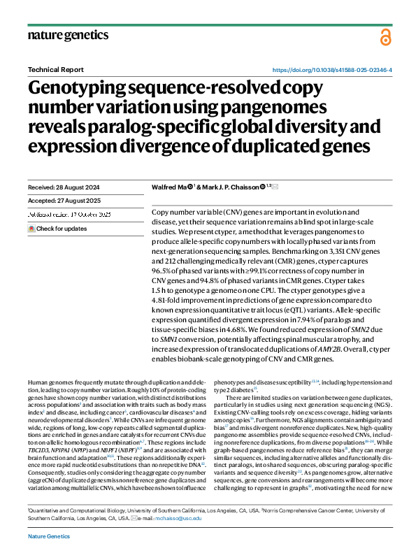 (PDF) Genotyping sequence-resolved copy number variation using ...