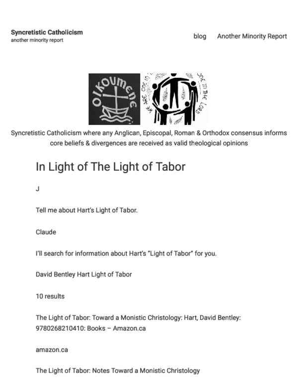 (PDF) In Light of The Light of Tabor