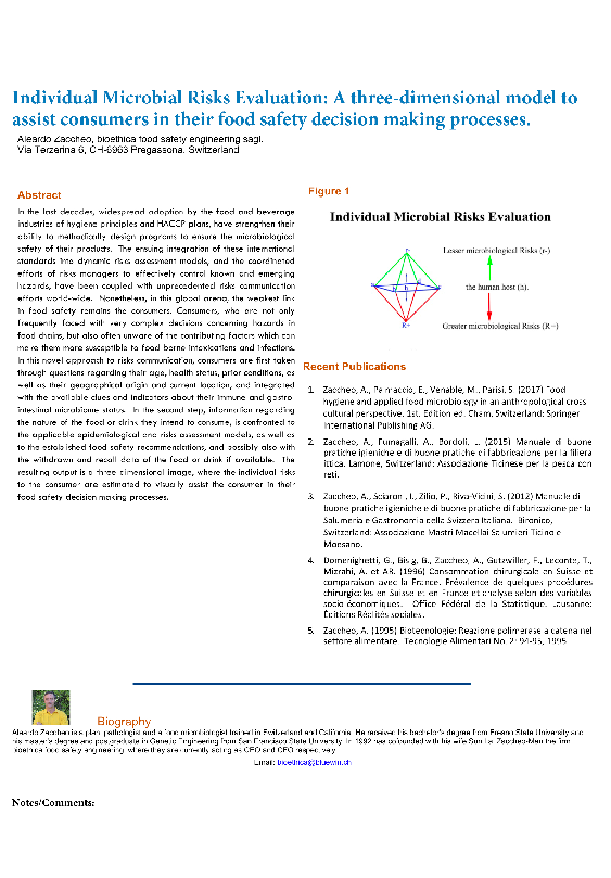 (PDF) Individual Microbial Risks Evaluation: A three-dimensional model ...