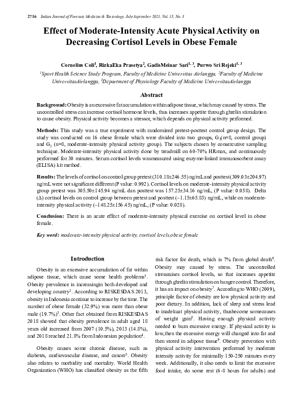 (PDF) Effect of Moderate-Intensity Acute Physical Activity on ...