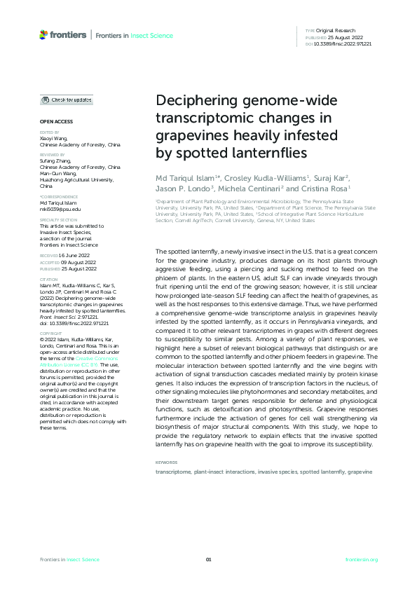(PDF) Deciphering genome-wide transcriptomic changes in grapevines ...