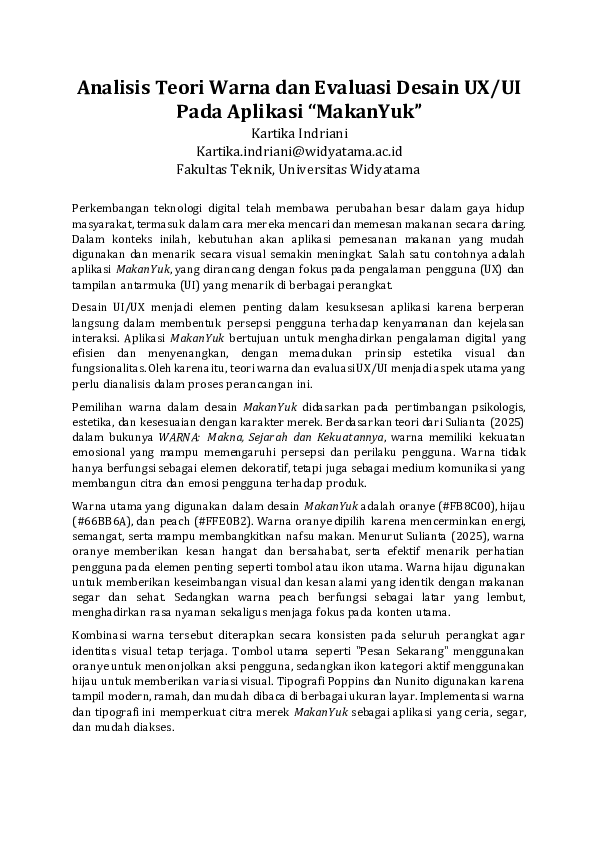 (PDF) Analisis Teori Warna dan Evaluasi Desain UX/UI Pada Aplikasi ...